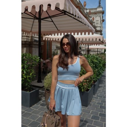 Queen Dirty Blue Asymmetric Bra