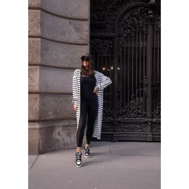 White and Midnight Cozy Cardigan