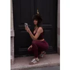 Burgundy Wrap pants