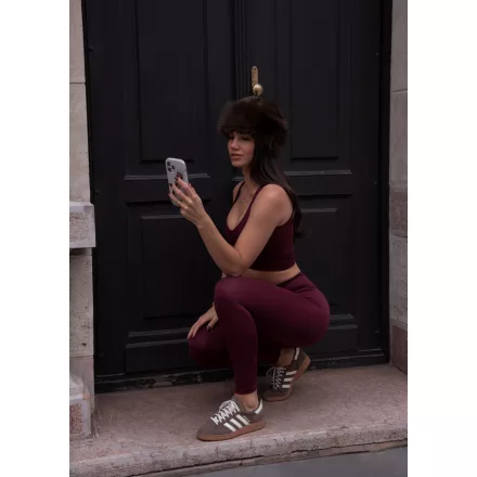 Burgundy Wrap pants