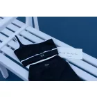 Midnight and White Asymmetric Bra