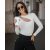 Beige Drop Long Sleeve T-Shirt