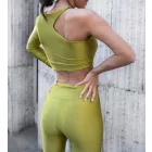 Pistachio Long Sleeve Asymmetric Top