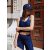 Navy Rounded Top