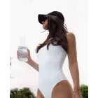 White and Midnight Aqua Swimsuit